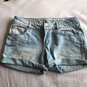ZARA Kids denim short ( light blue)